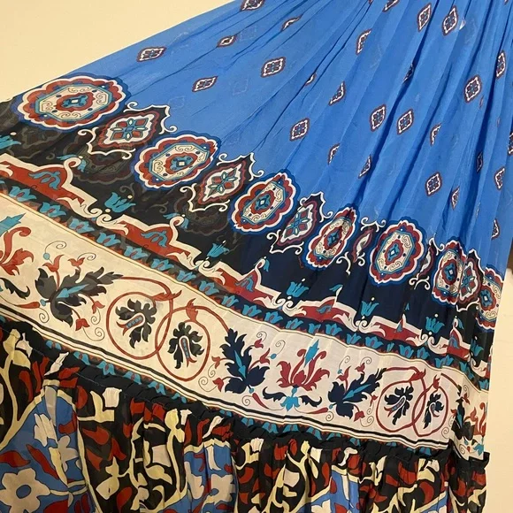 FARM Rio Blue Ainika Tiles Maxi Dress - Picture 13 of 16